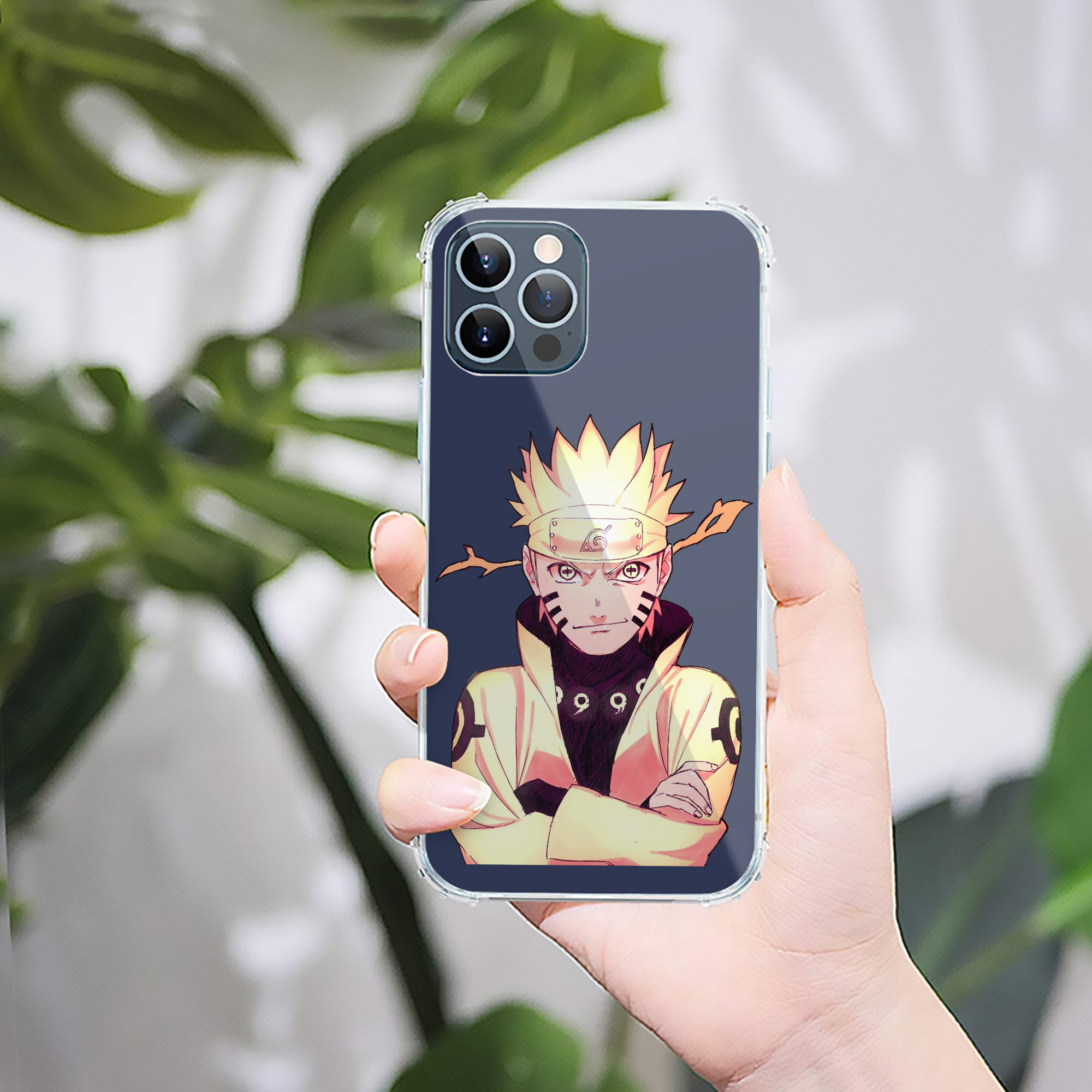 （画像用） NARUTO -ナルト- うずまき ナルト Uzumaki Naruto 【iPhone 12シリーズ対応】透明スマホケース（クリアソフトケース）
